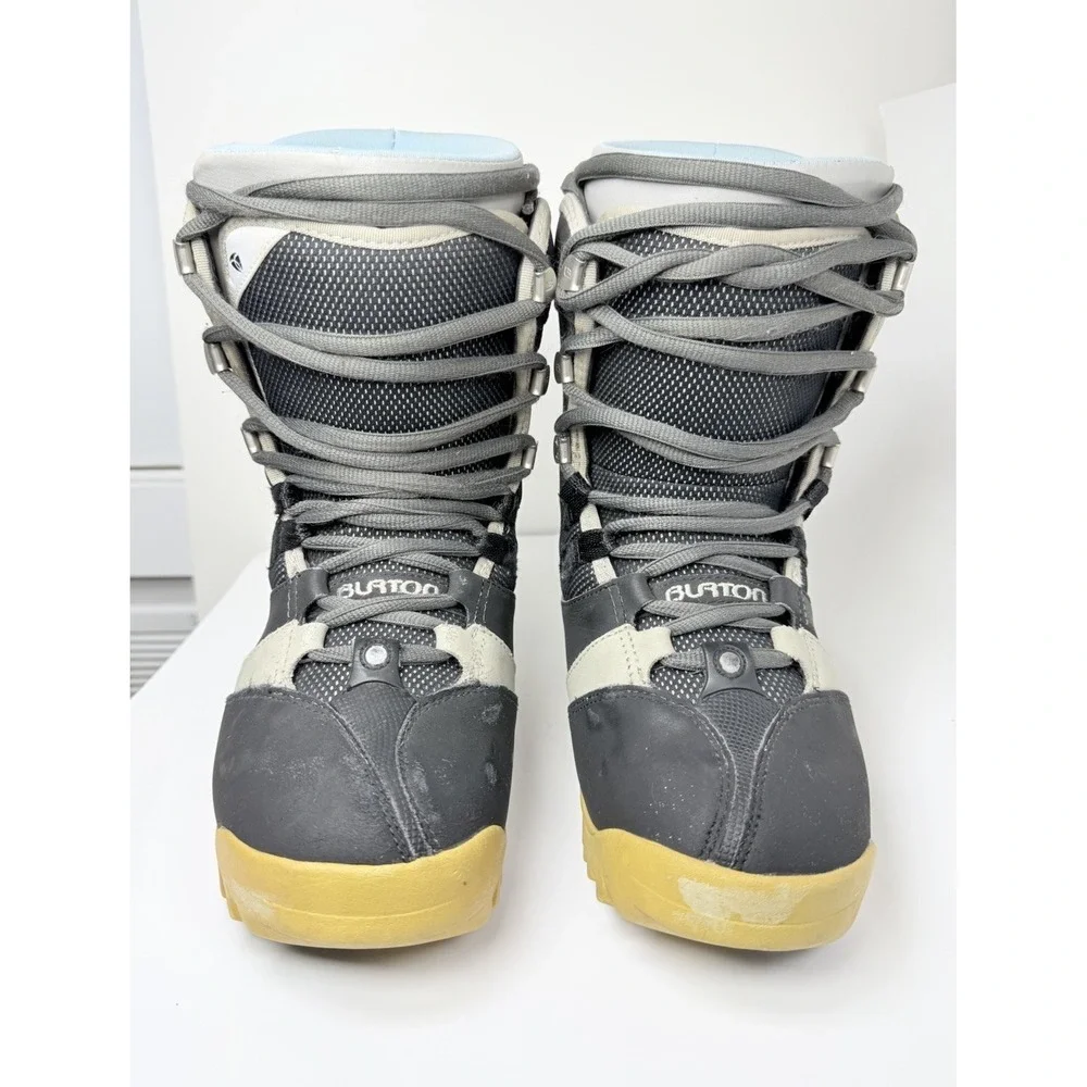 Burton‎ Glide Women's Snowboard Boots Black sz 8- Black-Grey-white